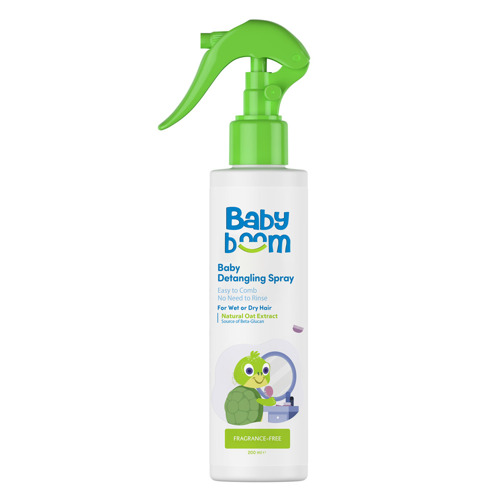 اسپری براق کننده و باز کننده گره موی نوزادان و کودکان
